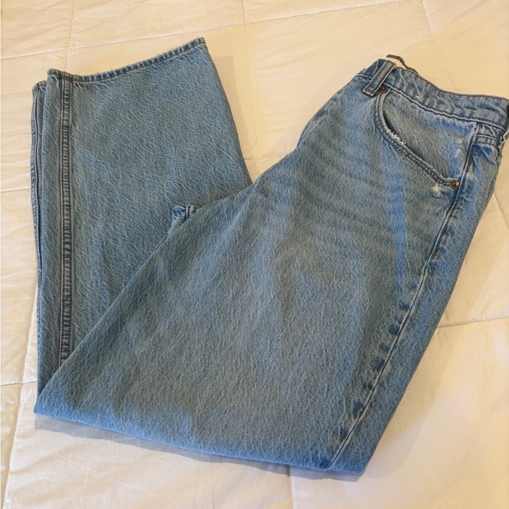 Abercrombie & Fitch Light Blue Relaxed women Jeans - Picture 4 of 7